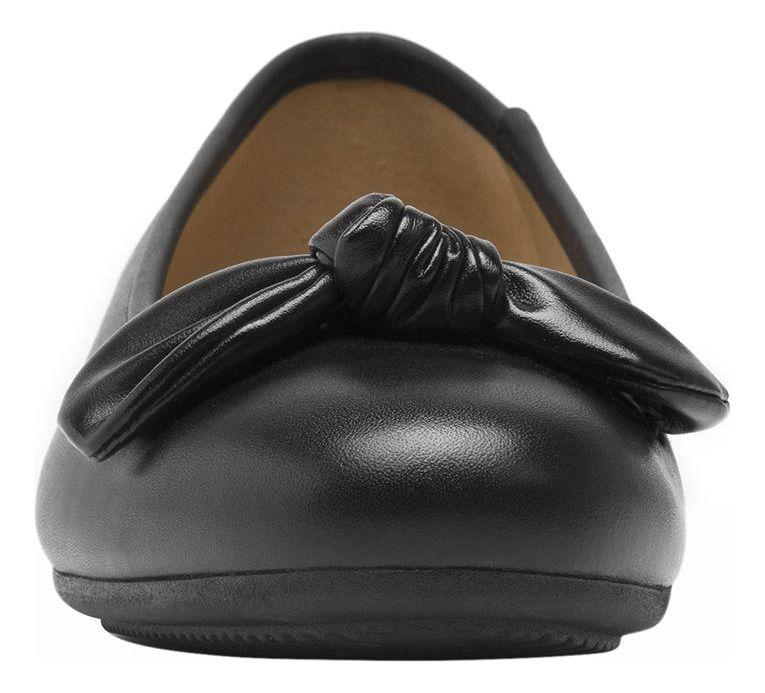 Ballerina Mujer Cuero Marie Negro Flexi-2