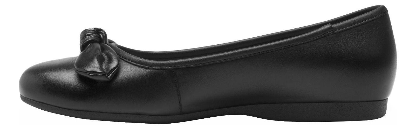 Ballerina Mujer Cuero Marie Negro Flexi-3