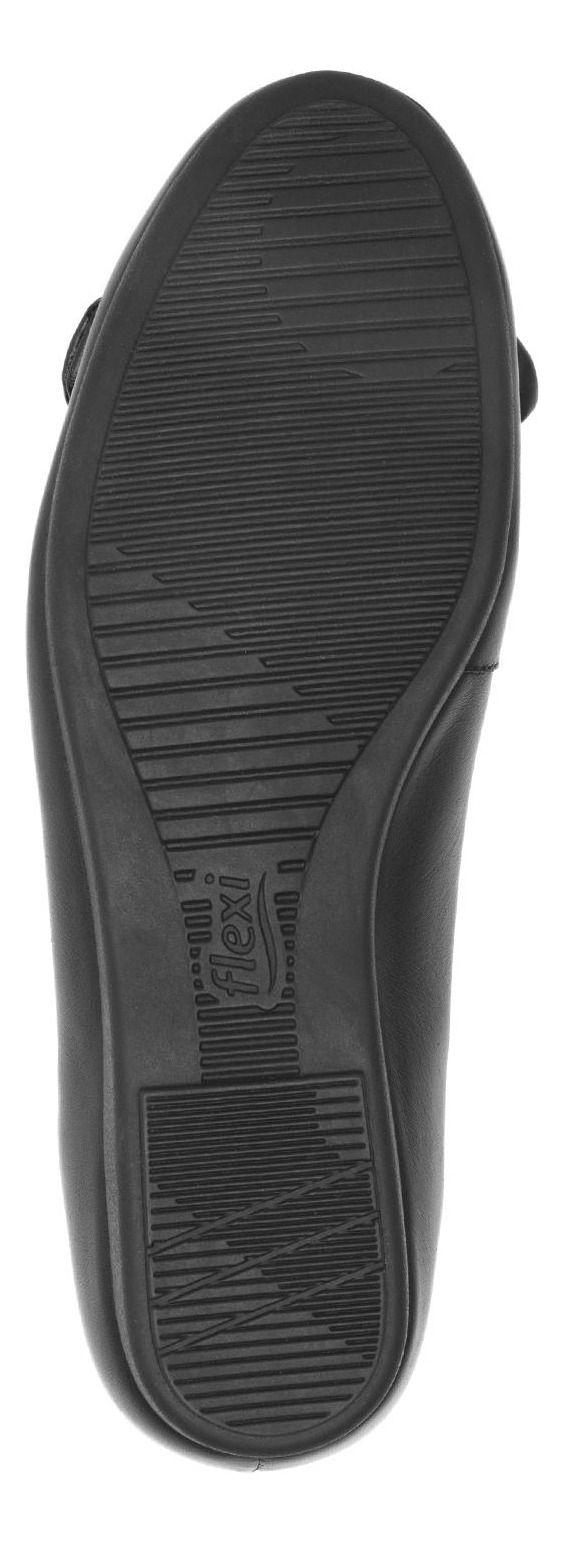 Ballerina Mujer Cuero Marie Negro Flexi-6