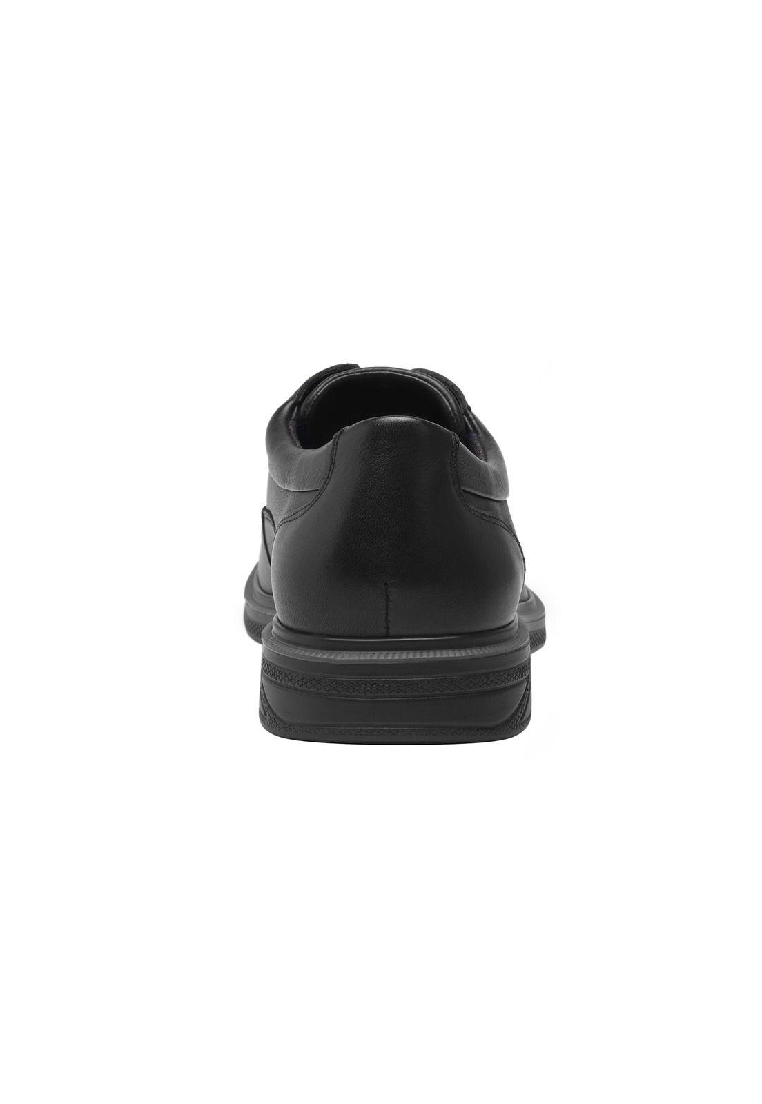 Zapato Hombre Cuero Pottery  Negro Flexi-3