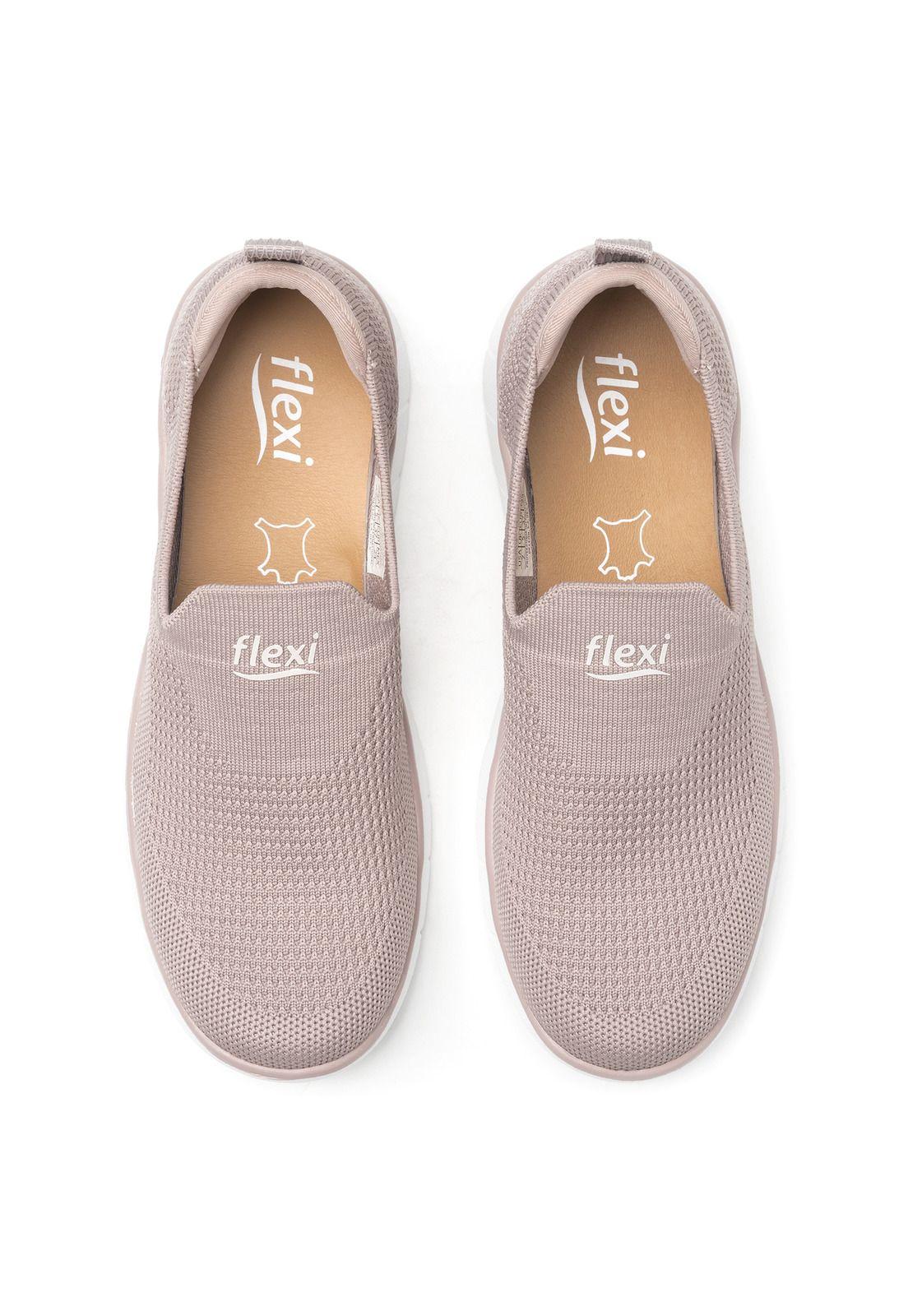 Zapatilla Mujer Ashley 125607 Beige-5