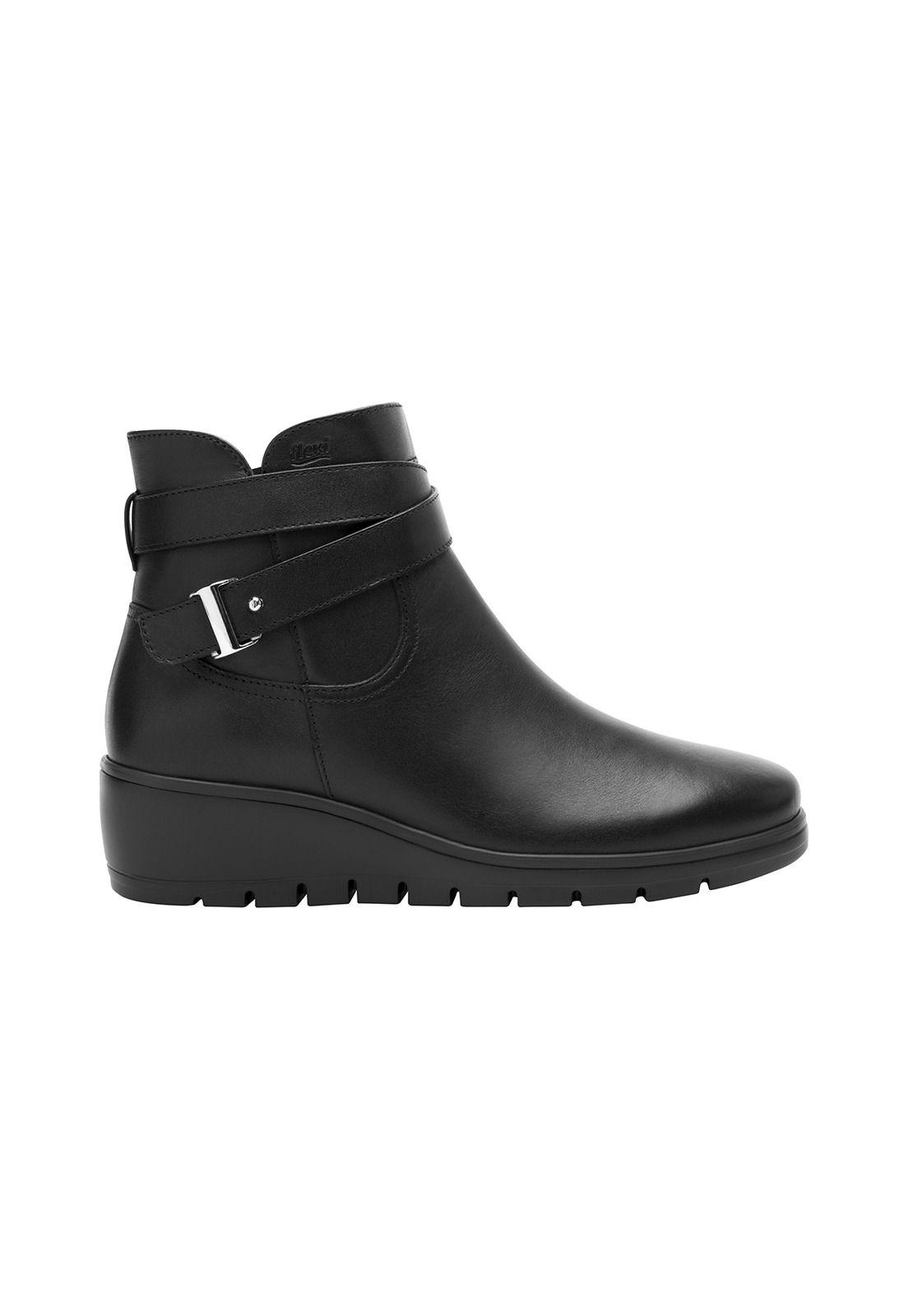 Botin Cataleya Negro Flexi-2