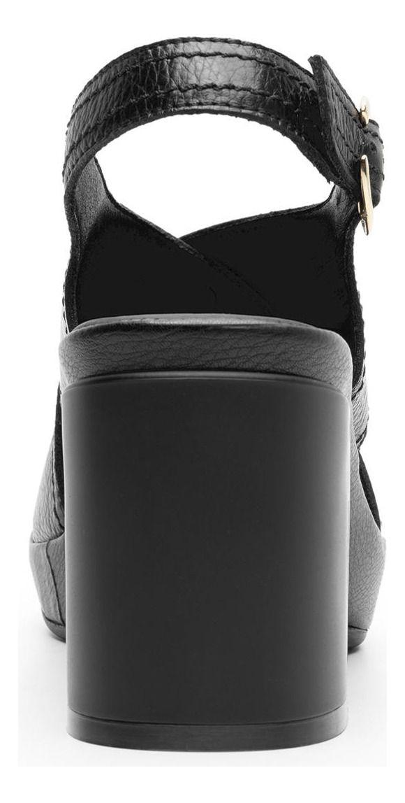 Sandalia Mujer Birgit 122701 Negra Flexi-3