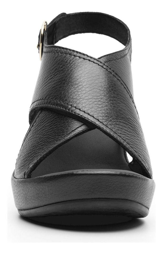 Sandalia Mujer Birgit 122701 Negra Flexi-4