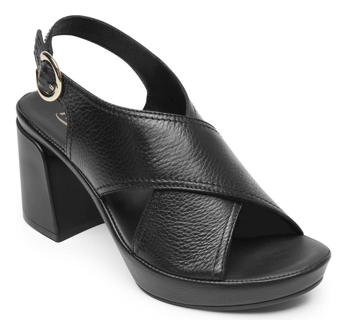 Sandalia Mujer Birgit 122701 Negra Flexi-1
