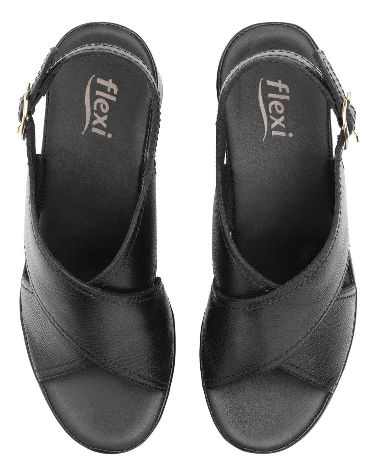 Sandalia Mujer Birgit 122701 Negra Flexi-4