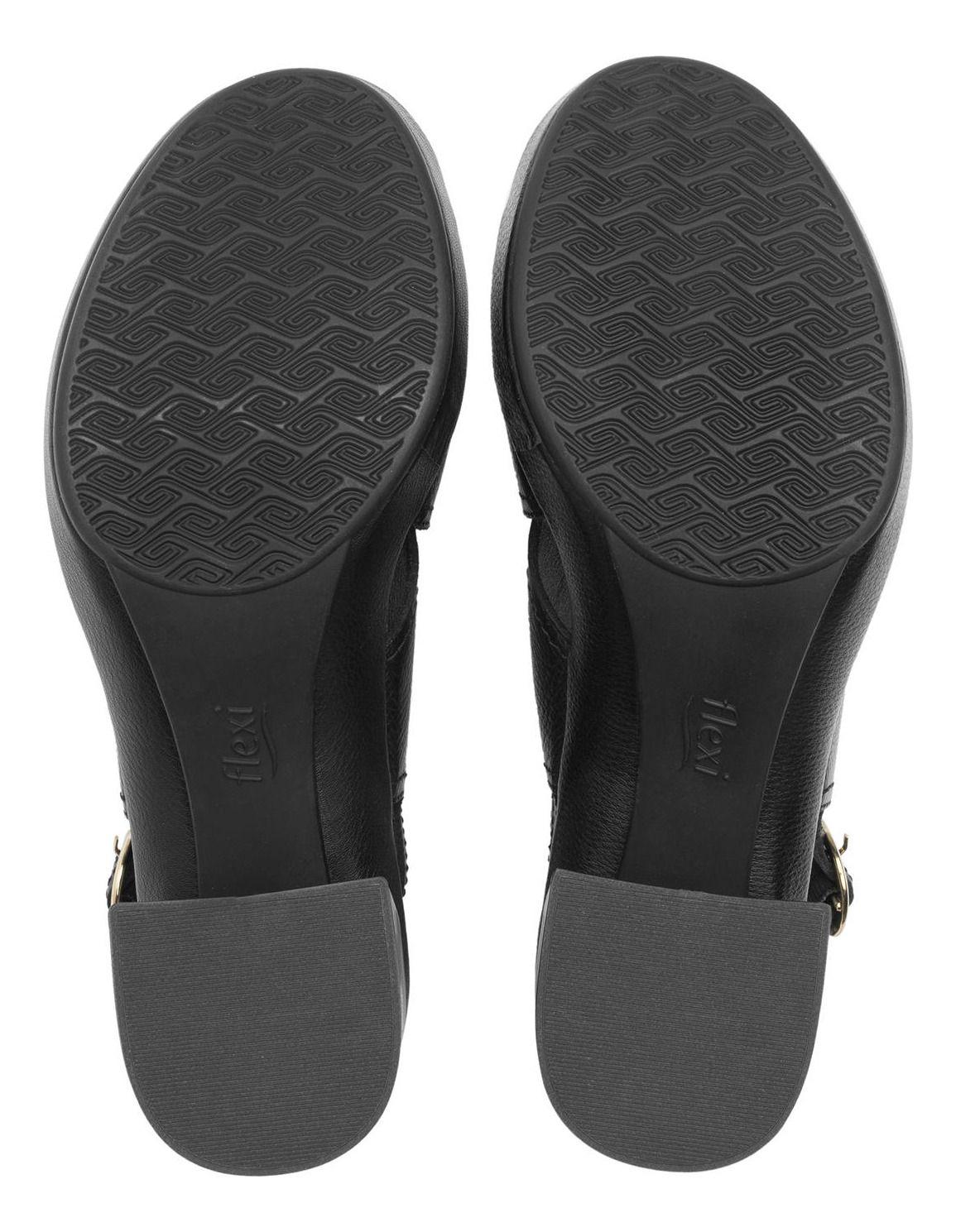 Sandalia Mujer Birgit 122701 Negra Flexi-5