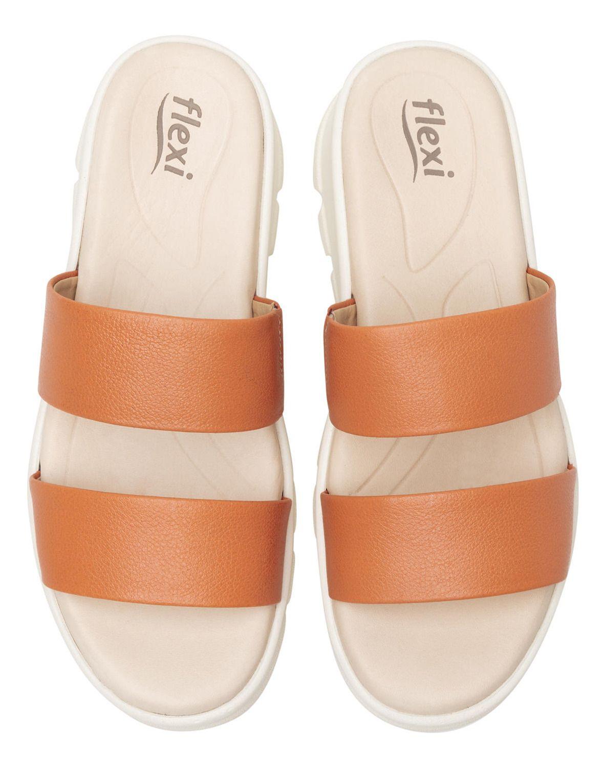 Sandalia Mujer Lexa 128506 Naranja Flexi-6