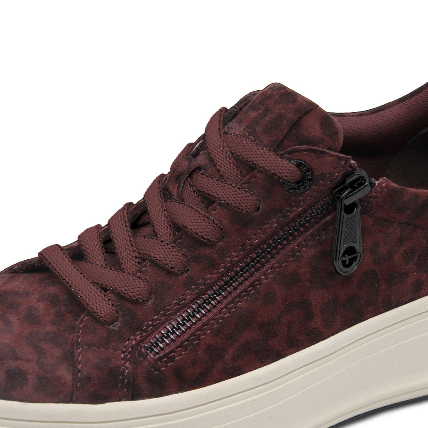 Zapatilla Mujer 83726-44 Leopardo Burdeo Tamaris-1