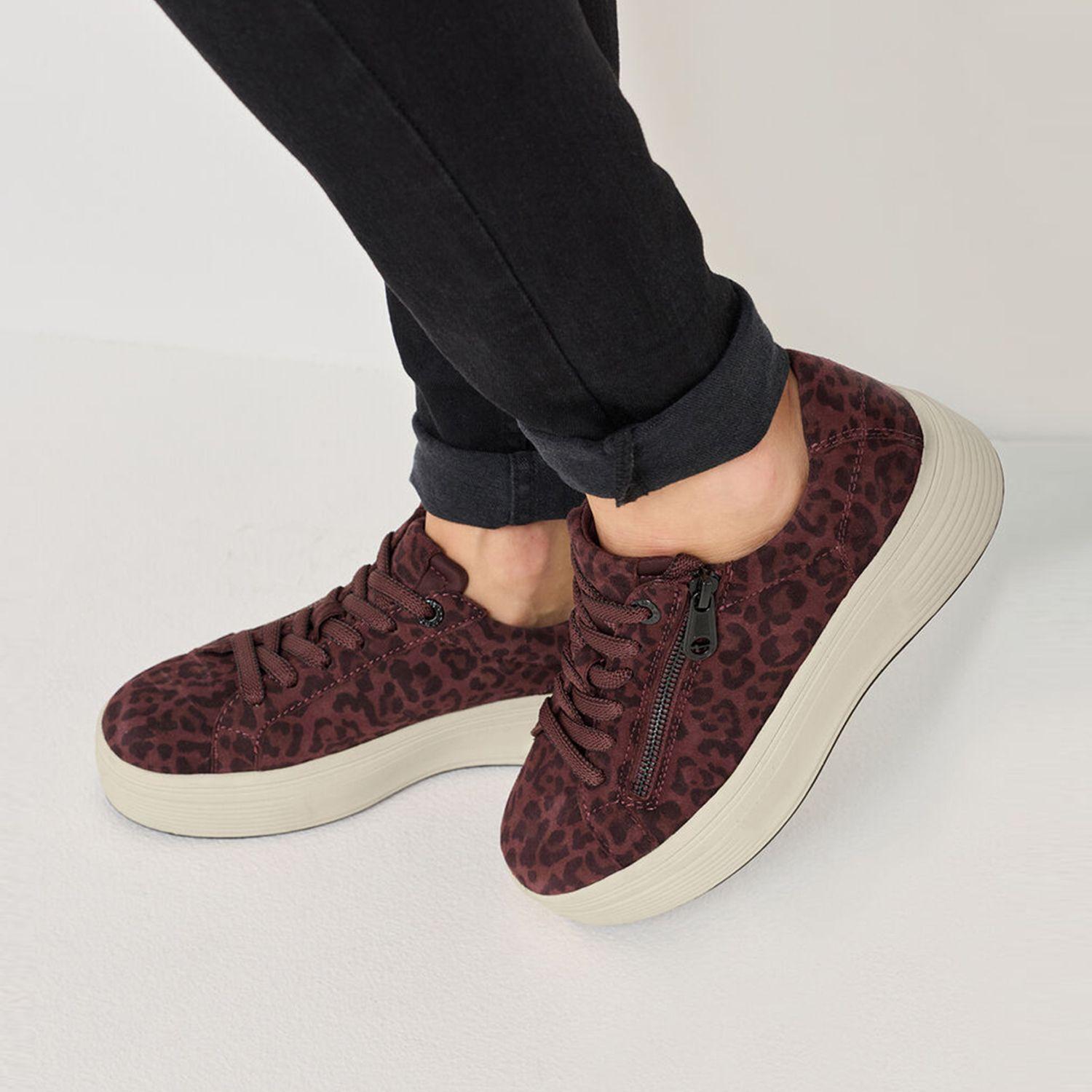 Zapatilla Mujer 83726-44 Leopardo Burdeo Tamaris-2