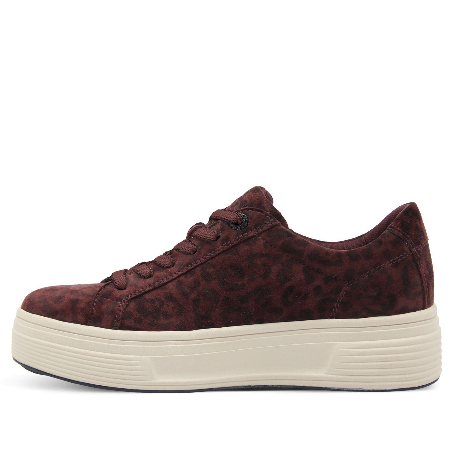 Zapatilla Mujer 83726-44 Leopardo Burdeo Tamaris-4