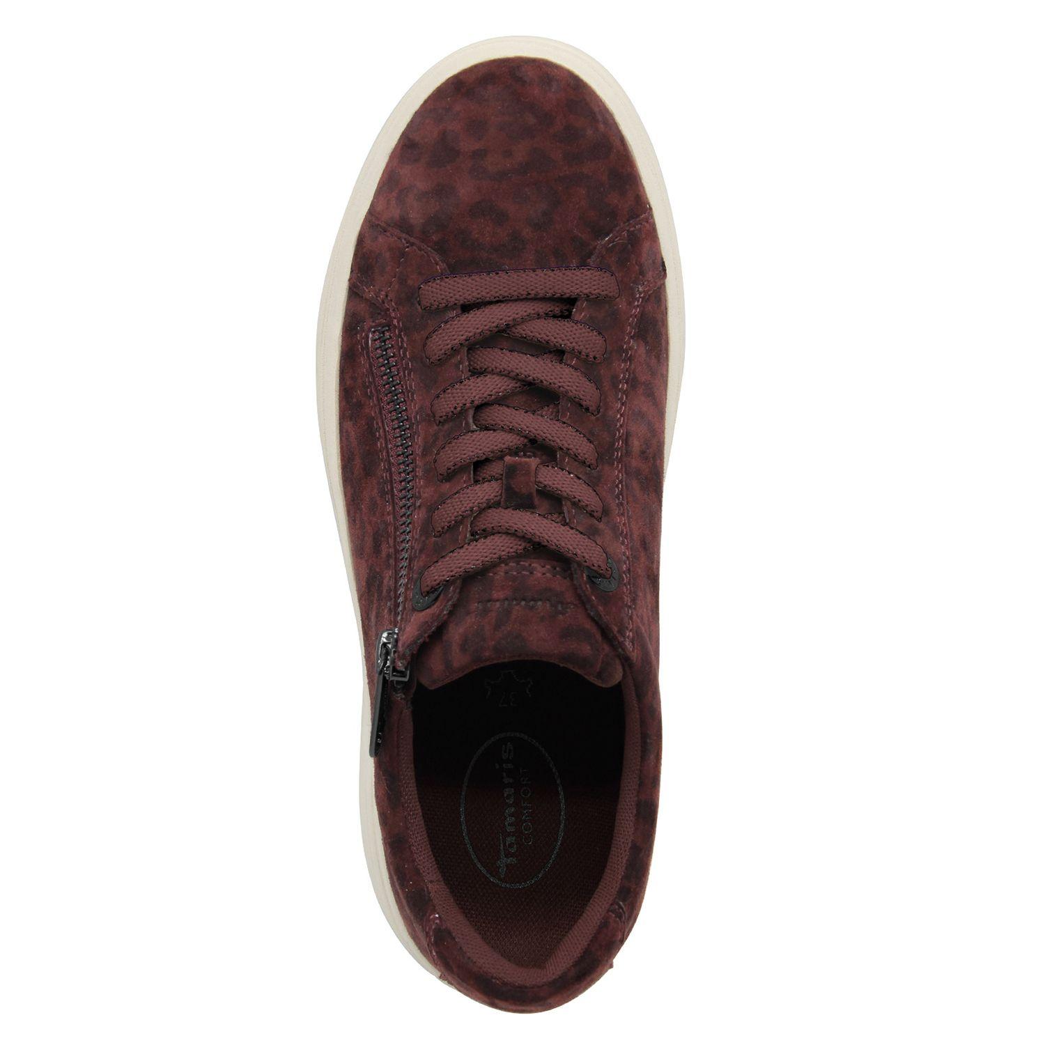 Zapatilla Mujer 83726-44 Leopardo Burdeo Tamaris-5