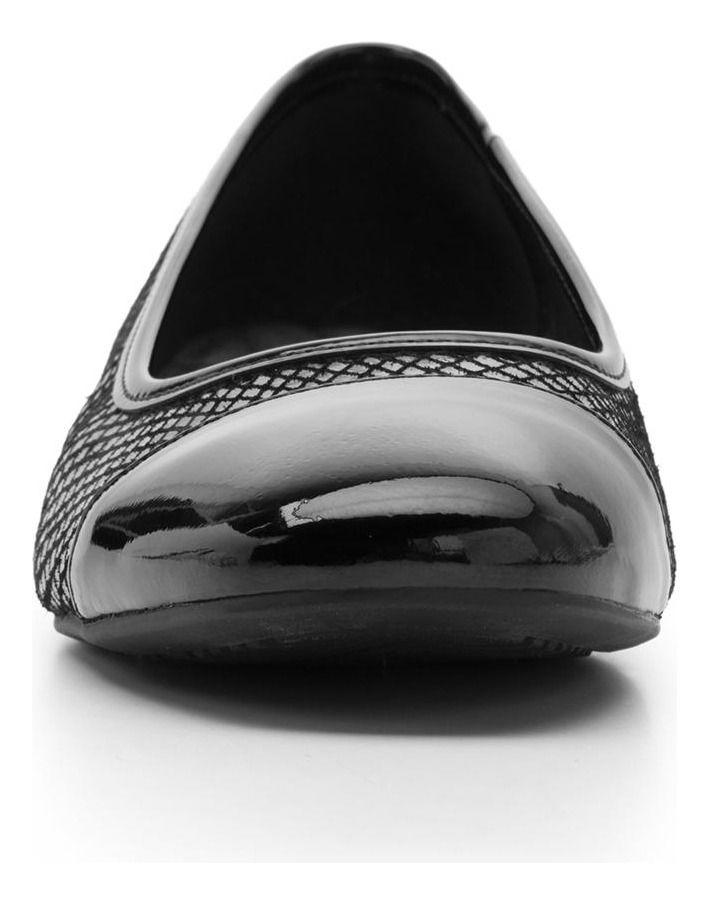 Ballerina Mujer Cuero Kirsten 119903 Negro Flexi-3