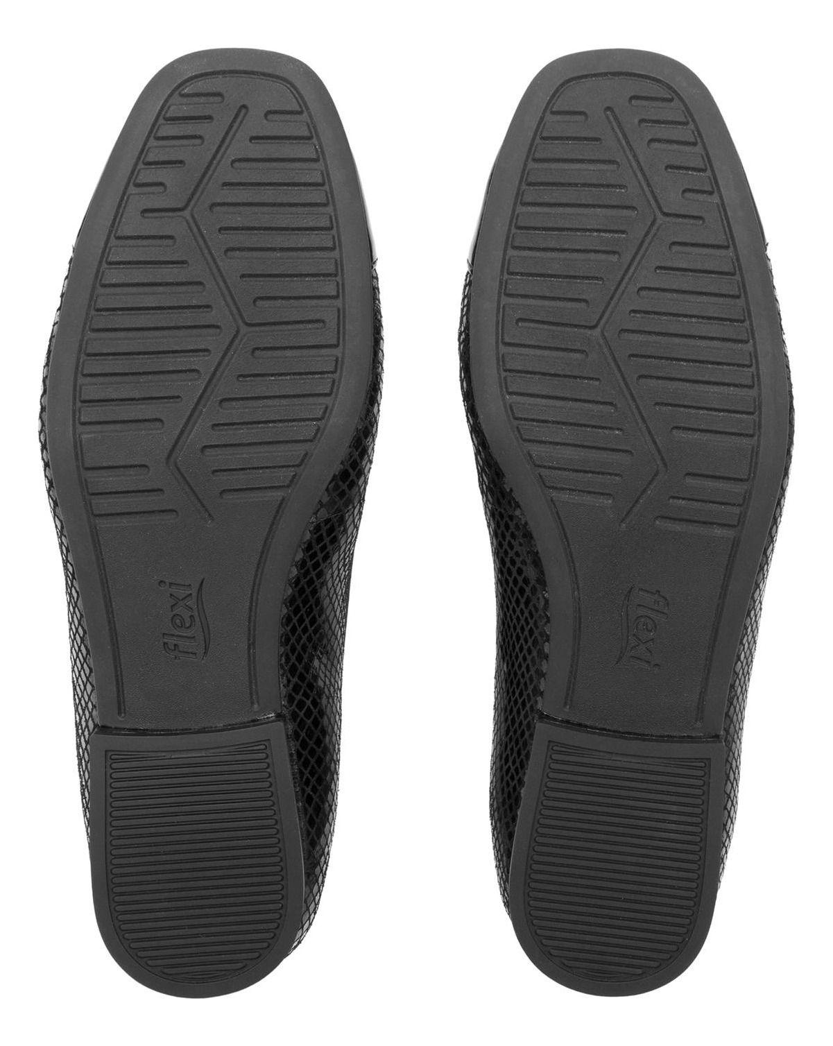 Ballerina Mujer Cuero Kirsten 119903 Negro Flexi-6