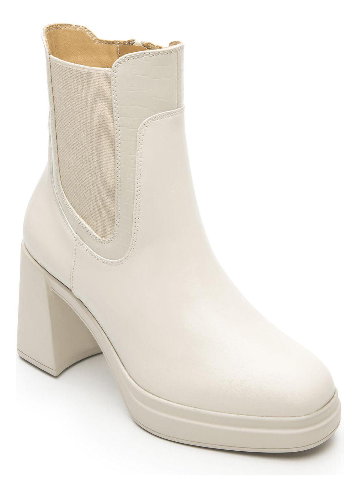 Botín Mujer Mandy 127402 Perla Flexi-9