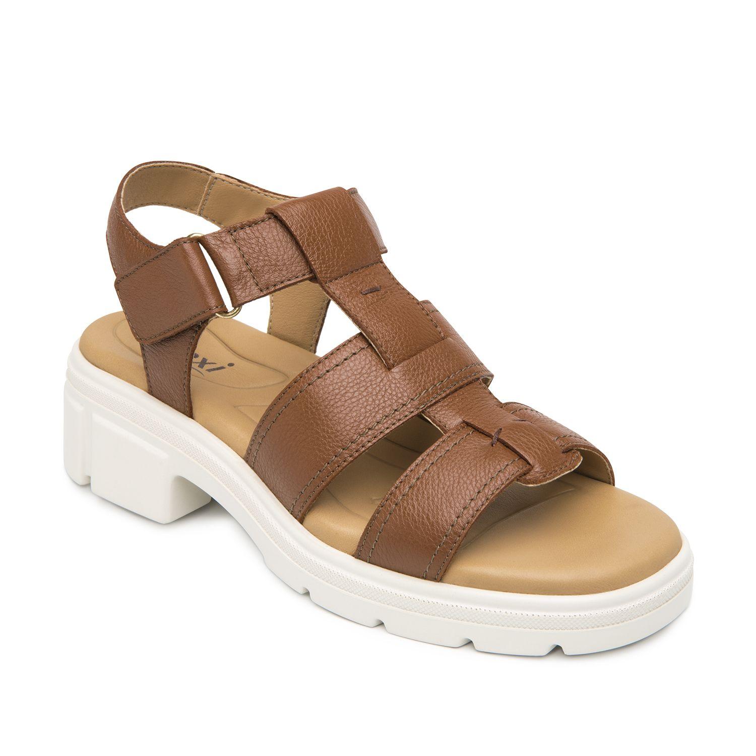 Sandalia Mujer Sidney 133806 Café Flexi-1