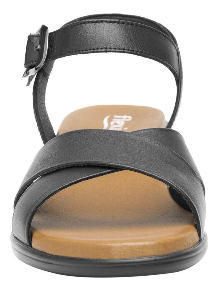 Sandalia Mujer Cuero Zura Negro Flexi-6