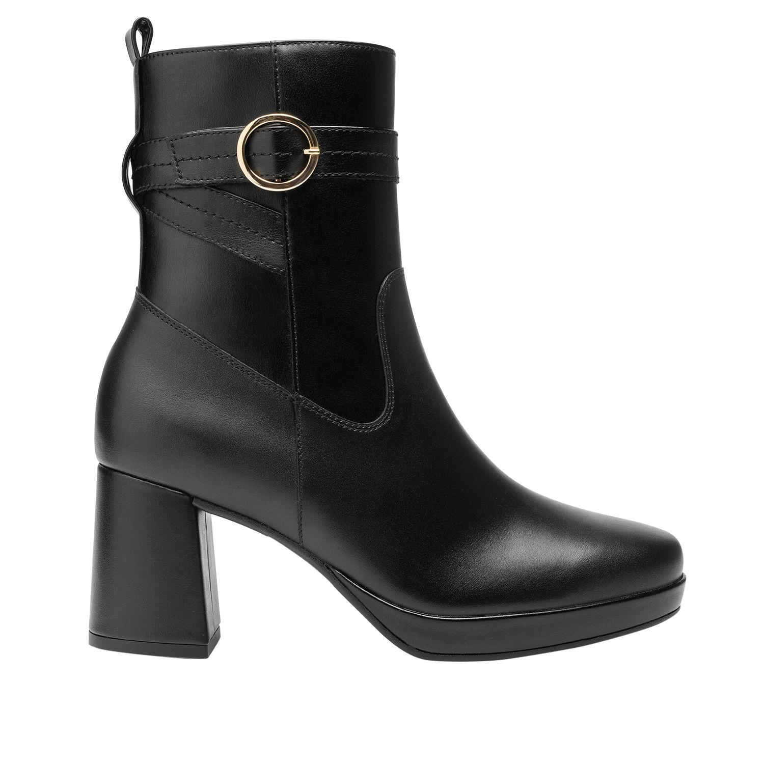 Botin Mujer Mackenzie 127204 Negro Flexi-0