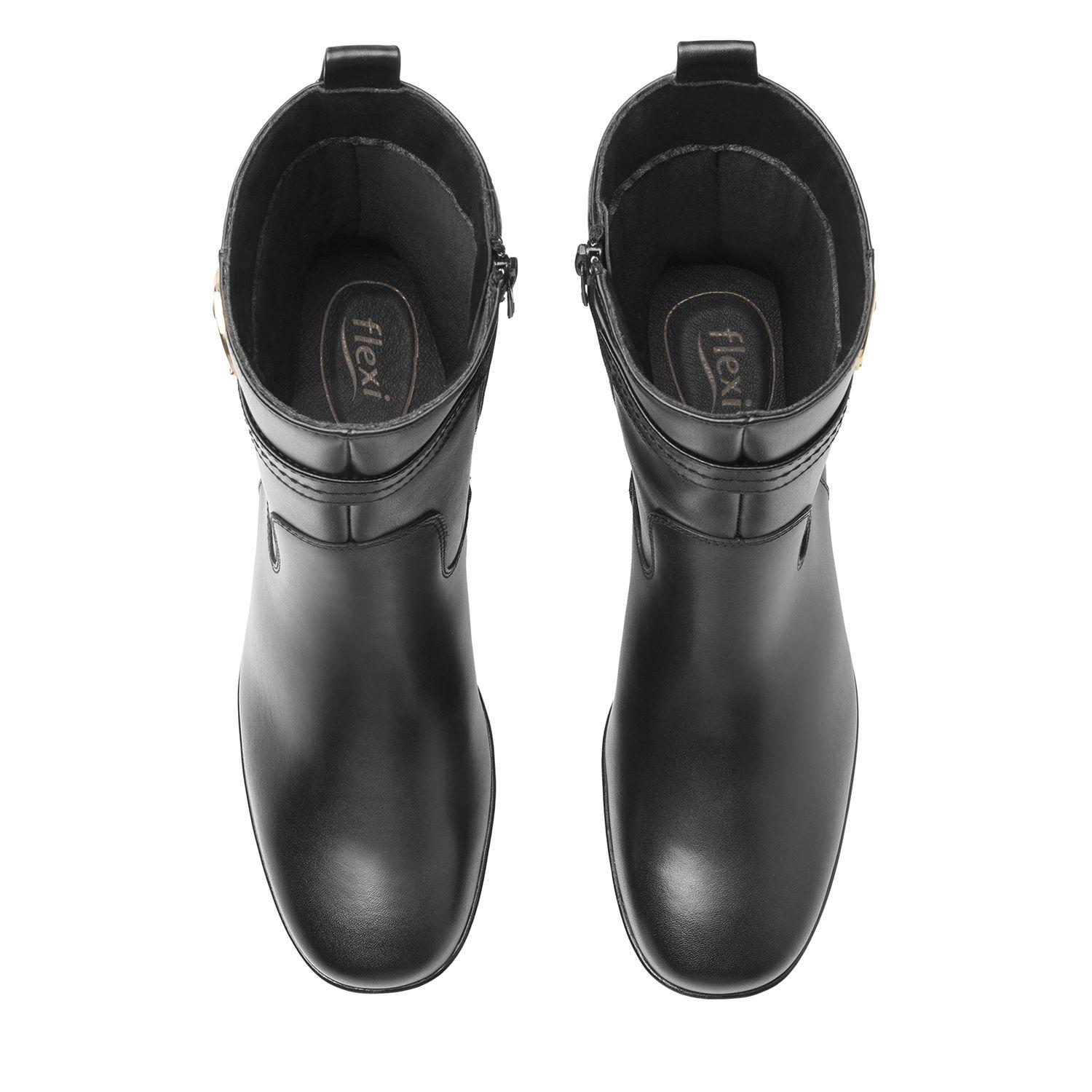 Botin Mujer Mackenzie 127204 Negro Flexi-6