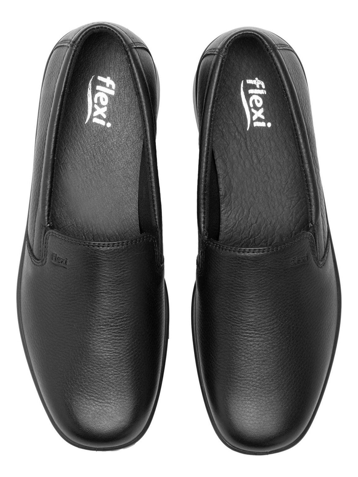 Zapato Mujer Cuero Jenelle 124501 Negro Flexi-5