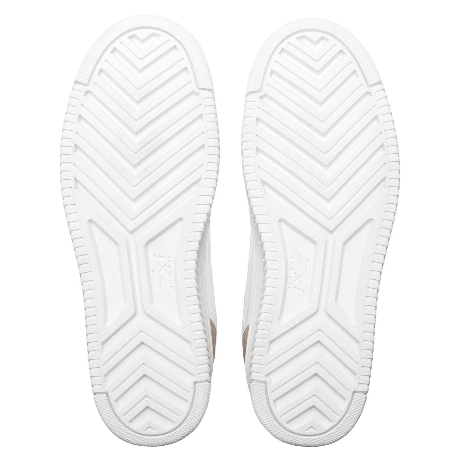 Zapatilla Mujer Inna 131601 Blanca, Plata y Bronce Flexi-6