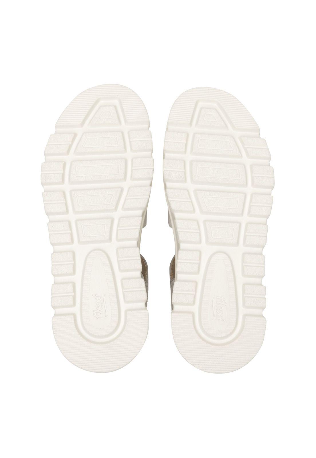 Sandalia Mujer Lexa 128503 Blanco Marfil Flexi-5