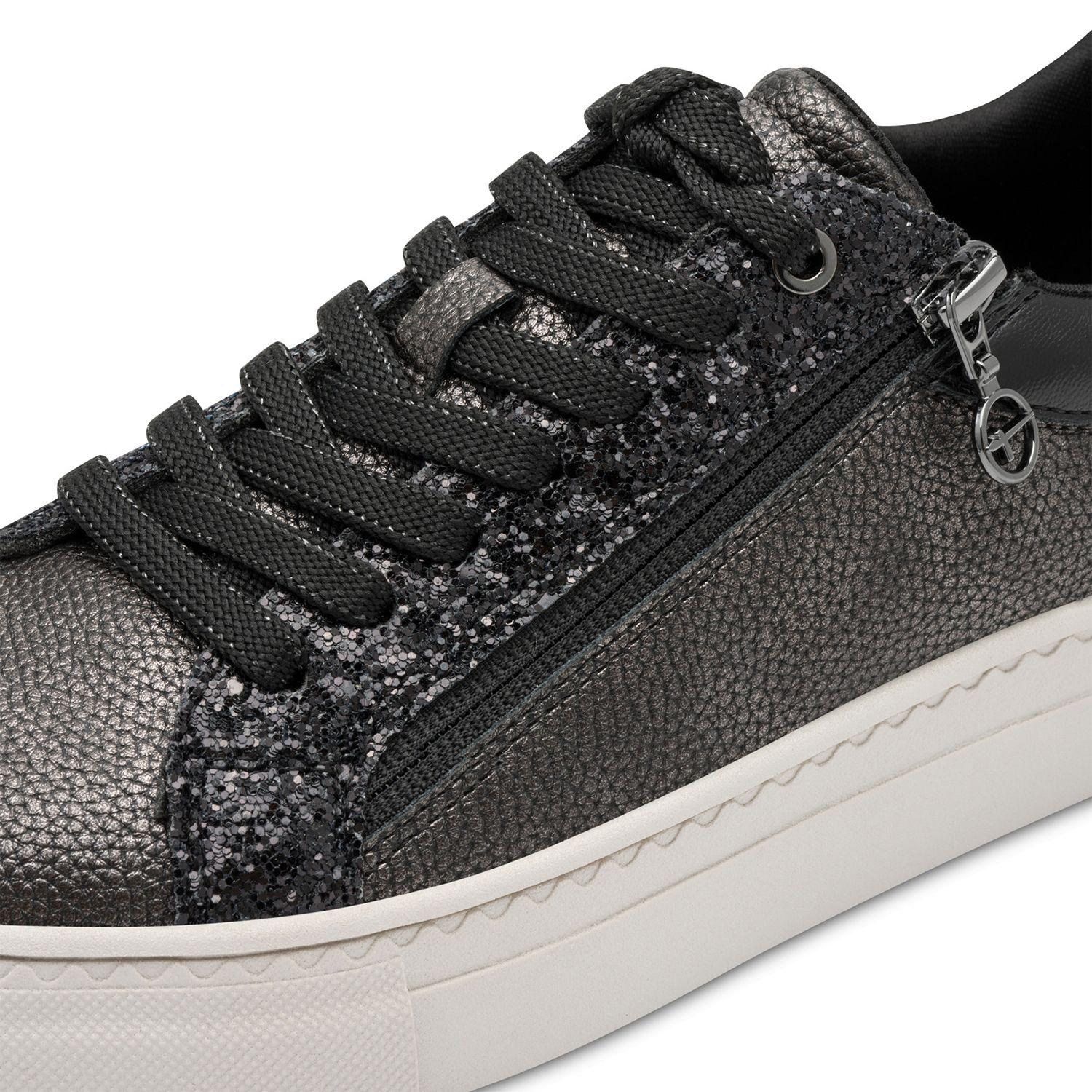 Zapatilla Mujer 23313-41 Negro Satín Tamaris-1