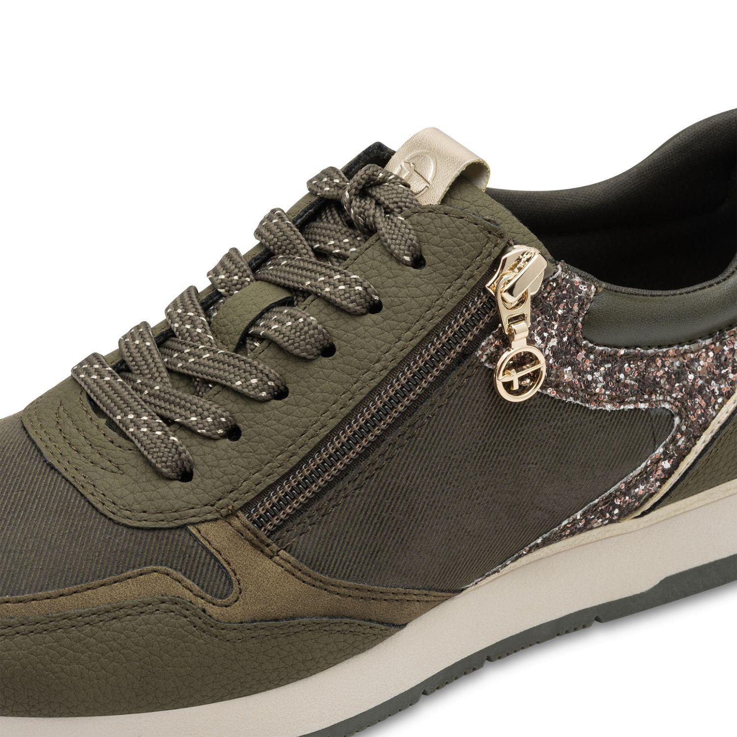 Zapatilla Mujer 23603-42 Verde Olivo Tamaris-1