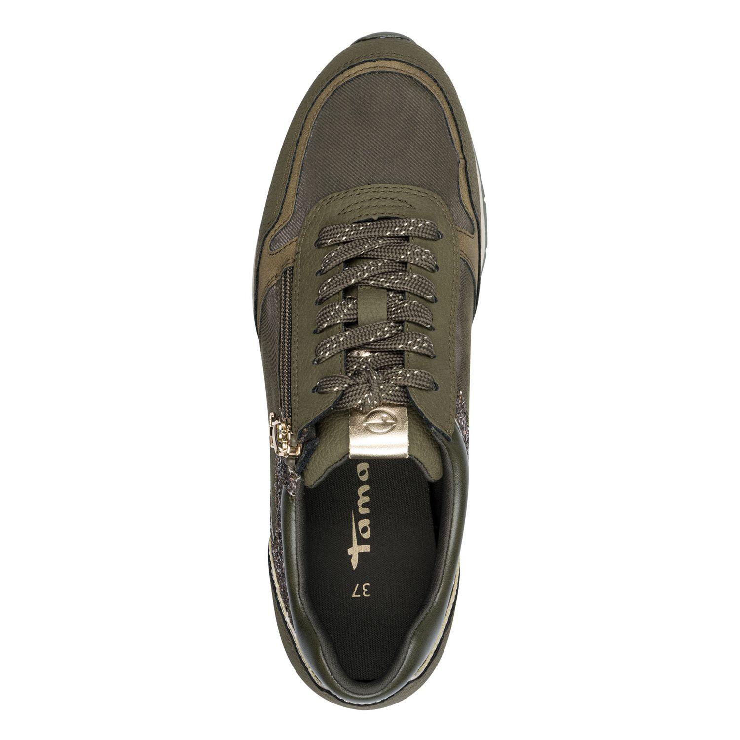 Zapatilla Mujer 23603-42 Verde Olivo Tamaris-4