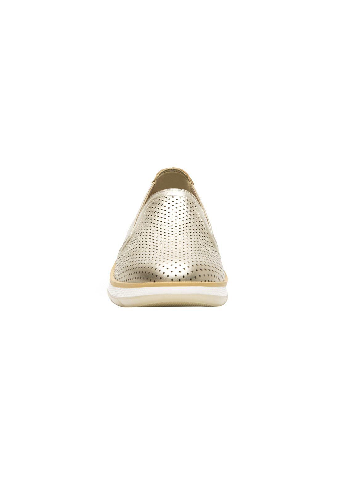 Zapatilla Mujer Rosaura Dorado Flexi-4