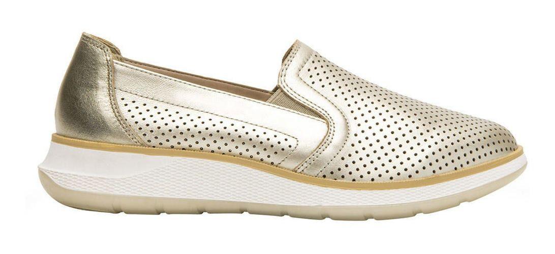 Zapatilla Mujer Rosaura Dorado Flexi-2