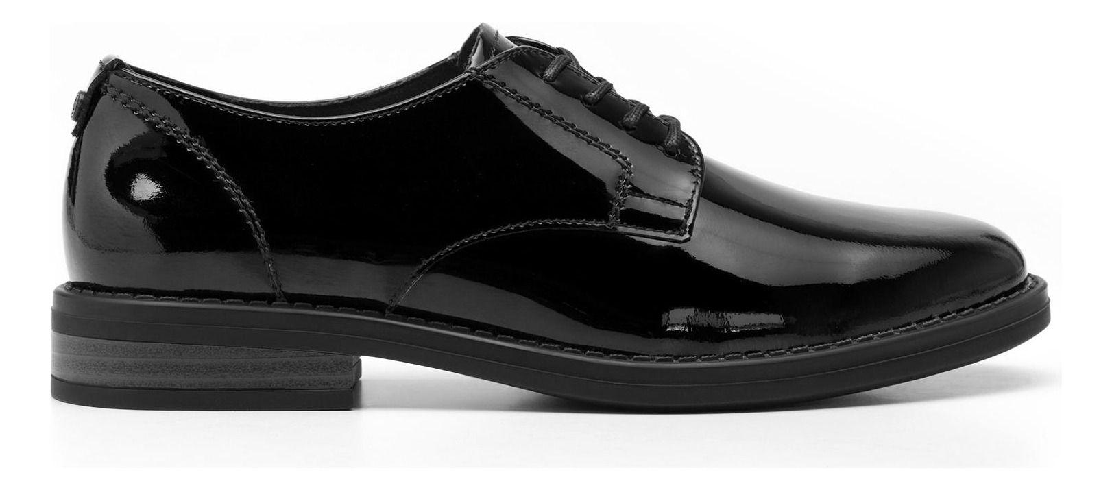 Zapato Mujer Cuero Zenobia 126901 Negro Flexi-0