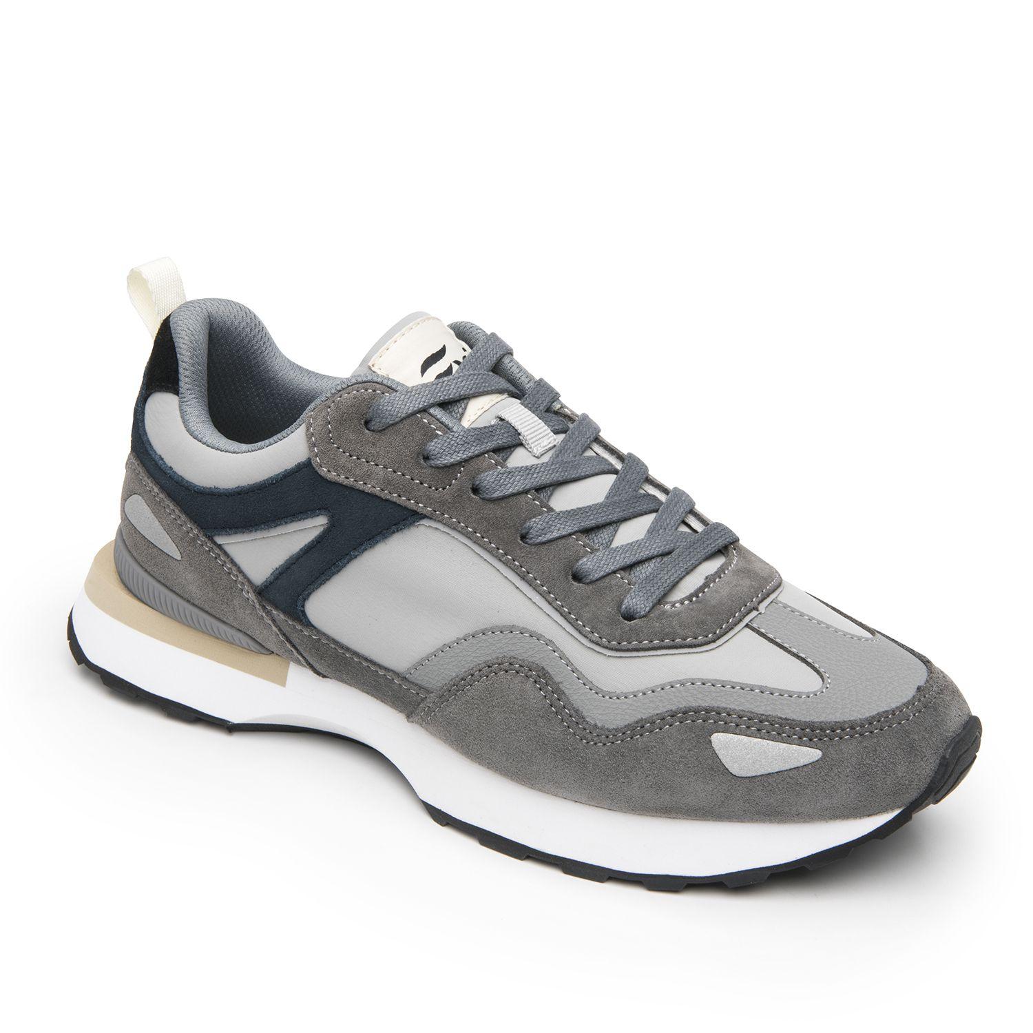 Zapatilla Hombre King 420702 Gris Flexi-1