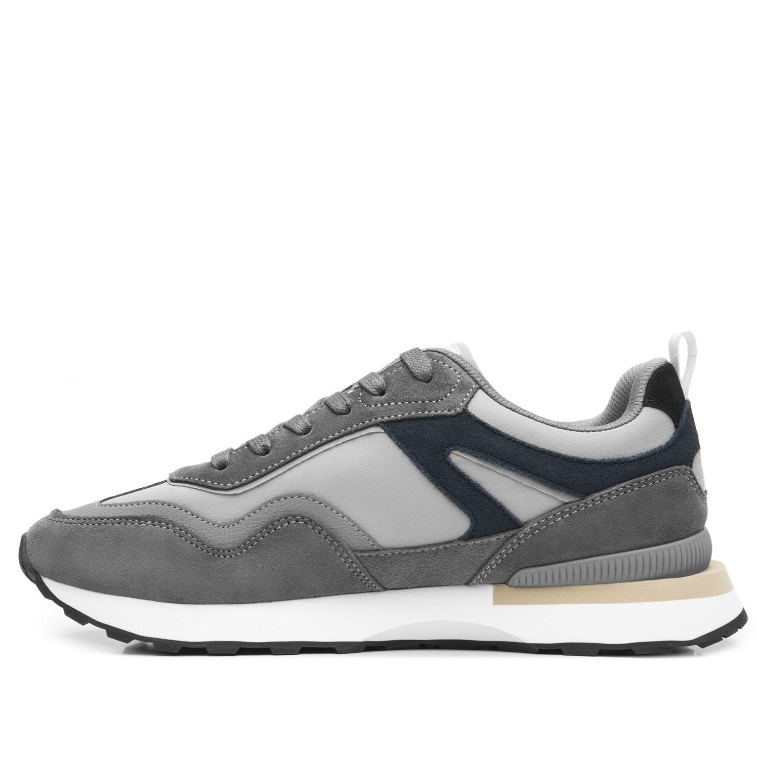 Zapatilla Hombre King 420702 Gris Flexi-2