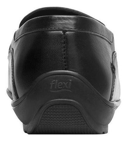 Mocasín Hombre Cuero Cos Negro Flexi-5