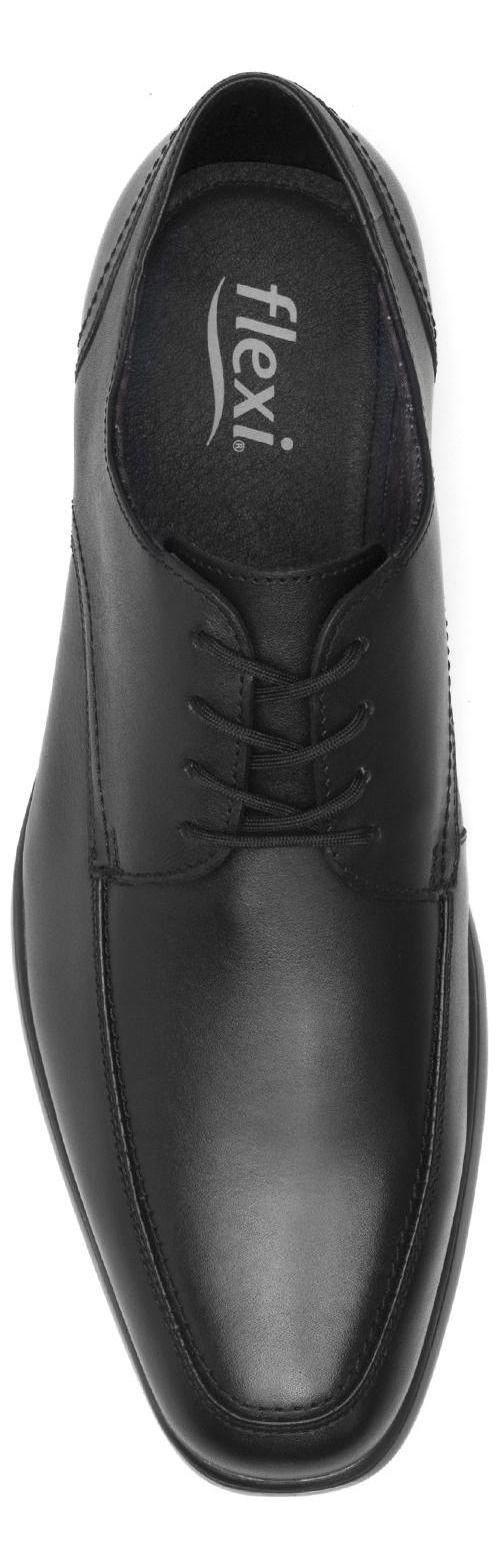 Zapato Hombre Cuero Rider Negro Flexi-3