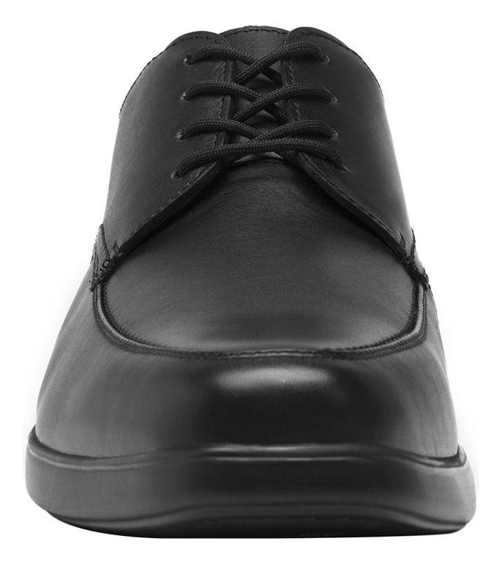 Zapato Hombre Cuero Rider Negro Flexi-4