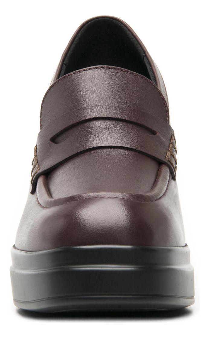 Mocasín Mujer Cuero Mandy 127401 Burdeo Flexi-4