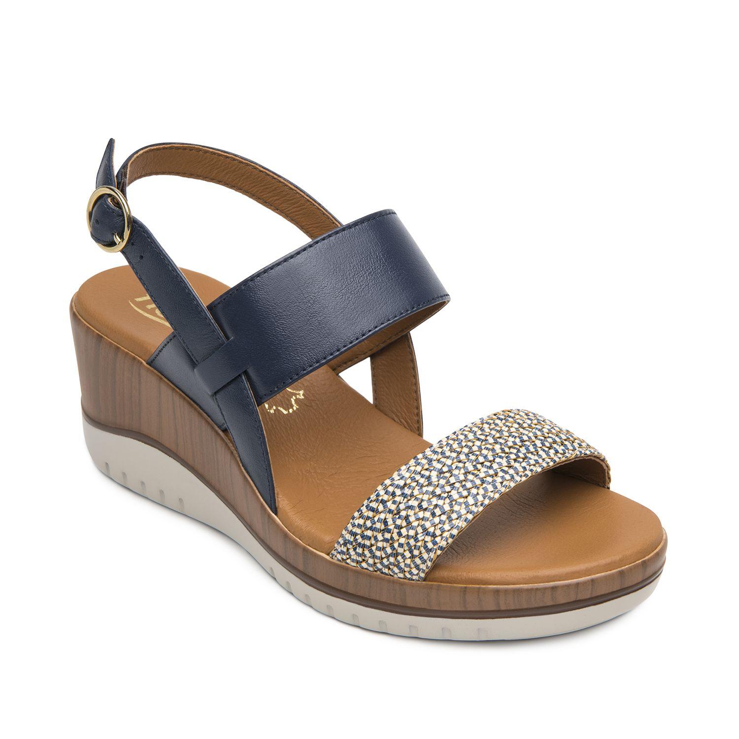 Sandalia Mujer Emily 113325 Azul Marino Flexi-2