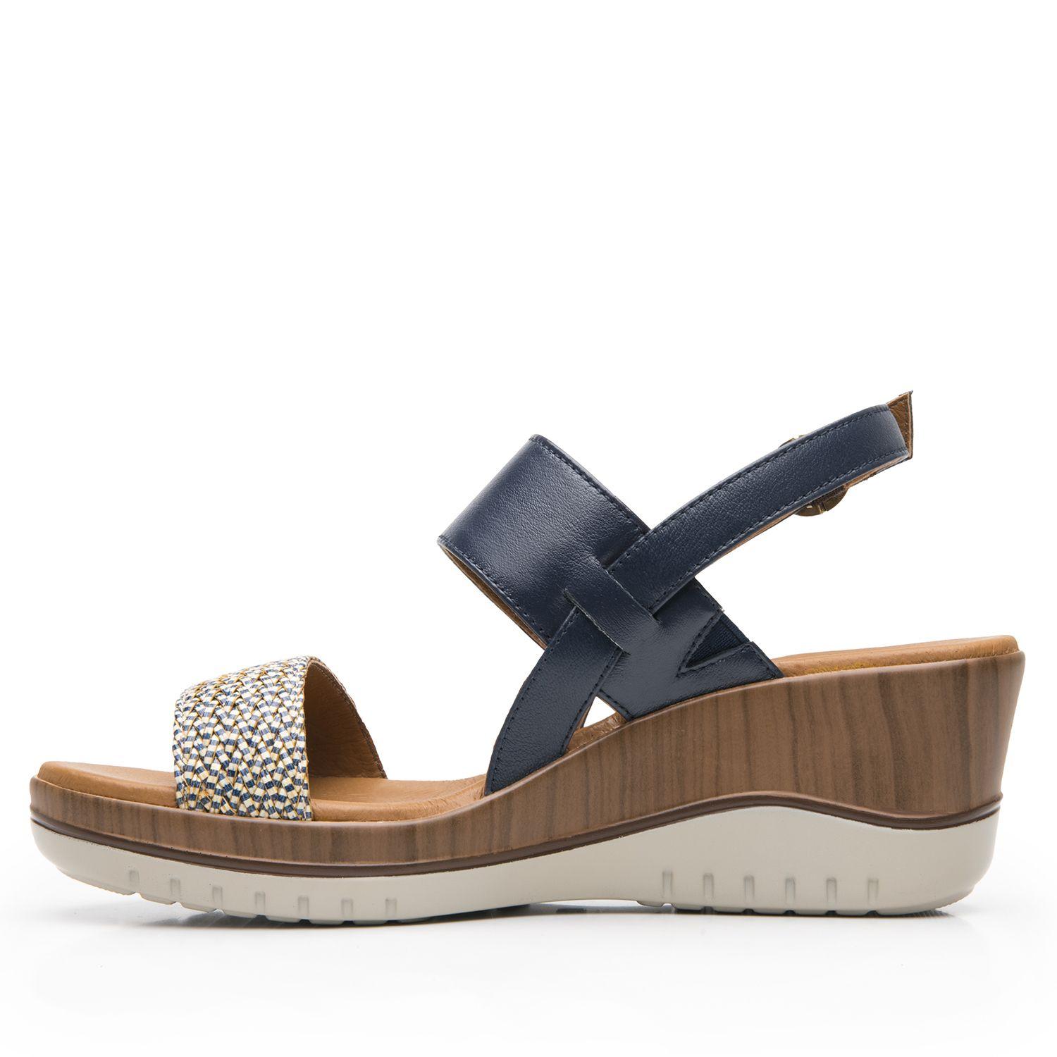 Sandalia Mujer Emily 113325 Azul Marino Flexi-3