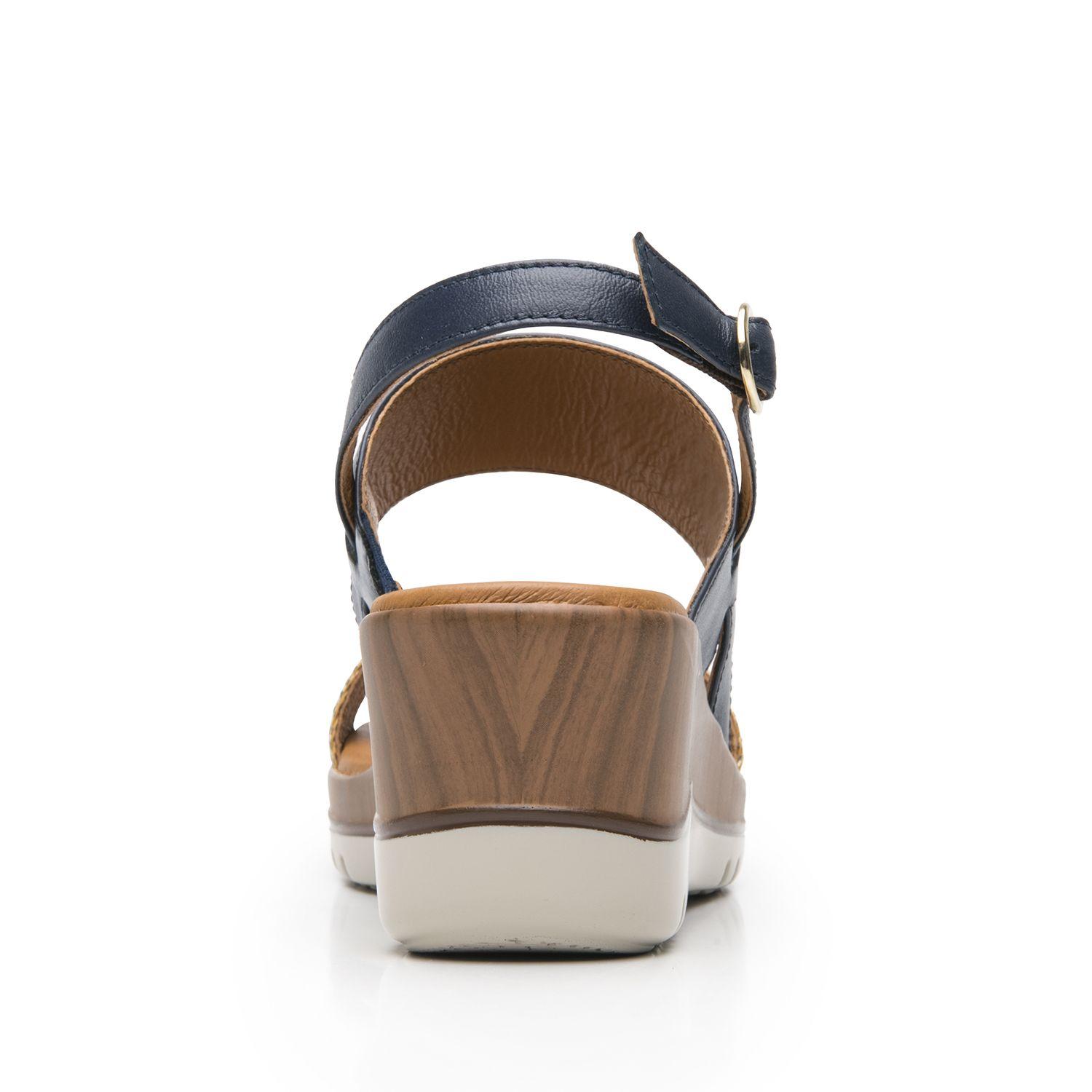 Sandalia Mujer Emily 113325 Azul Marino Flexi-5