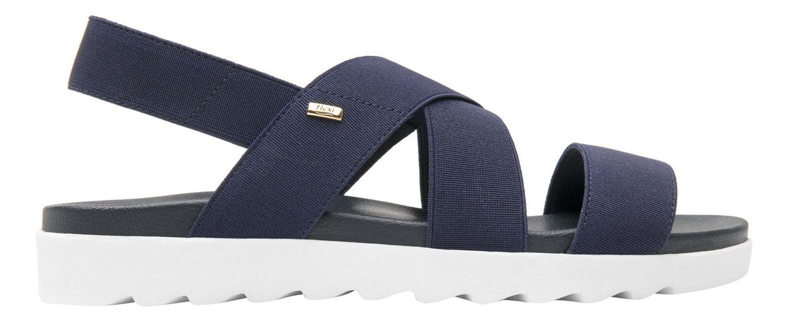 Sandalia Mujer Norah Azul Flexi-0