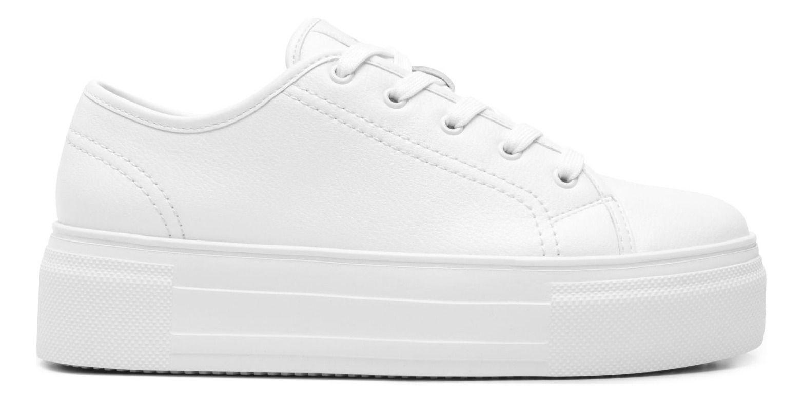 Zapatilla Mujer Lina 125401 Blanco Flexi-0