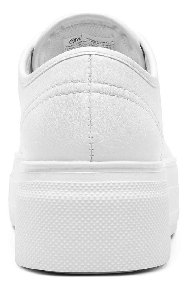 Zapatilla Mujer Lina 125401 Blanco Flexi-4
