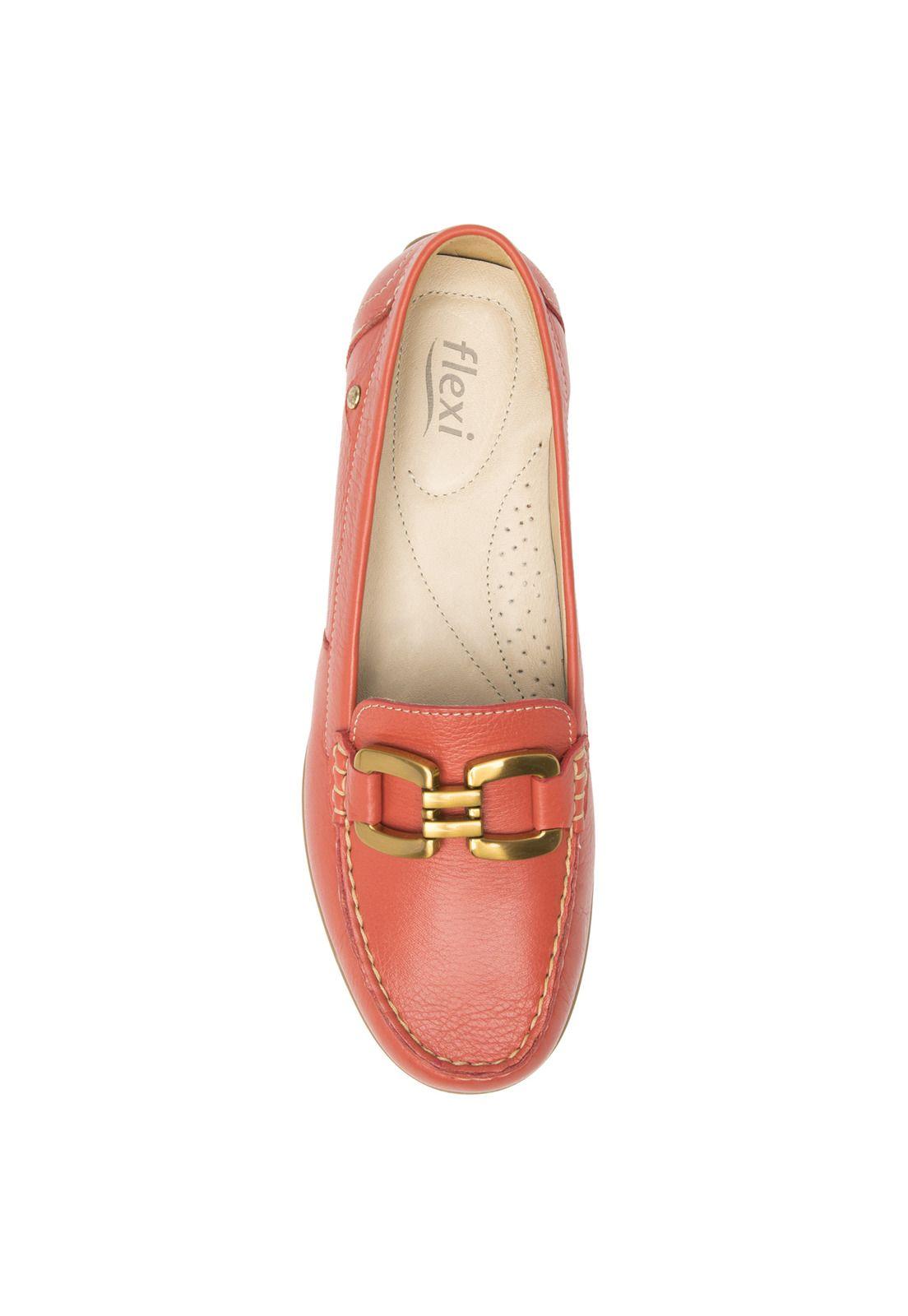 Mocasín Mujer Cuero Pamela Rosa Flexi-5