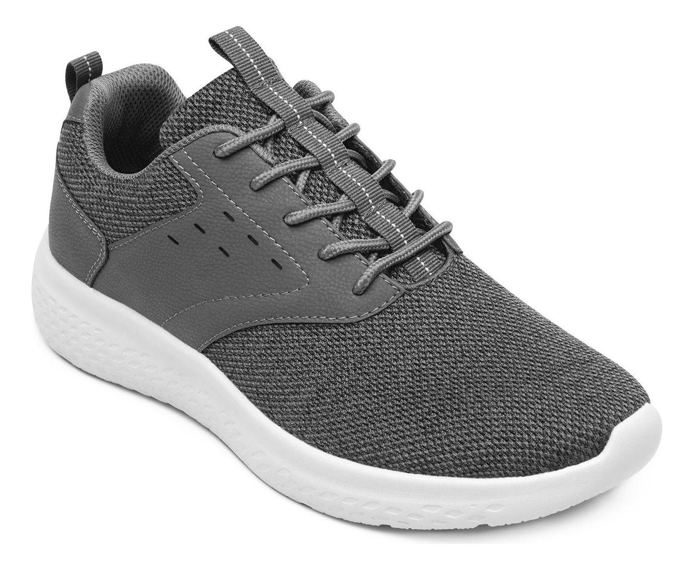 Zapatilla Hombre Barak 415501 Gris Flexi-1