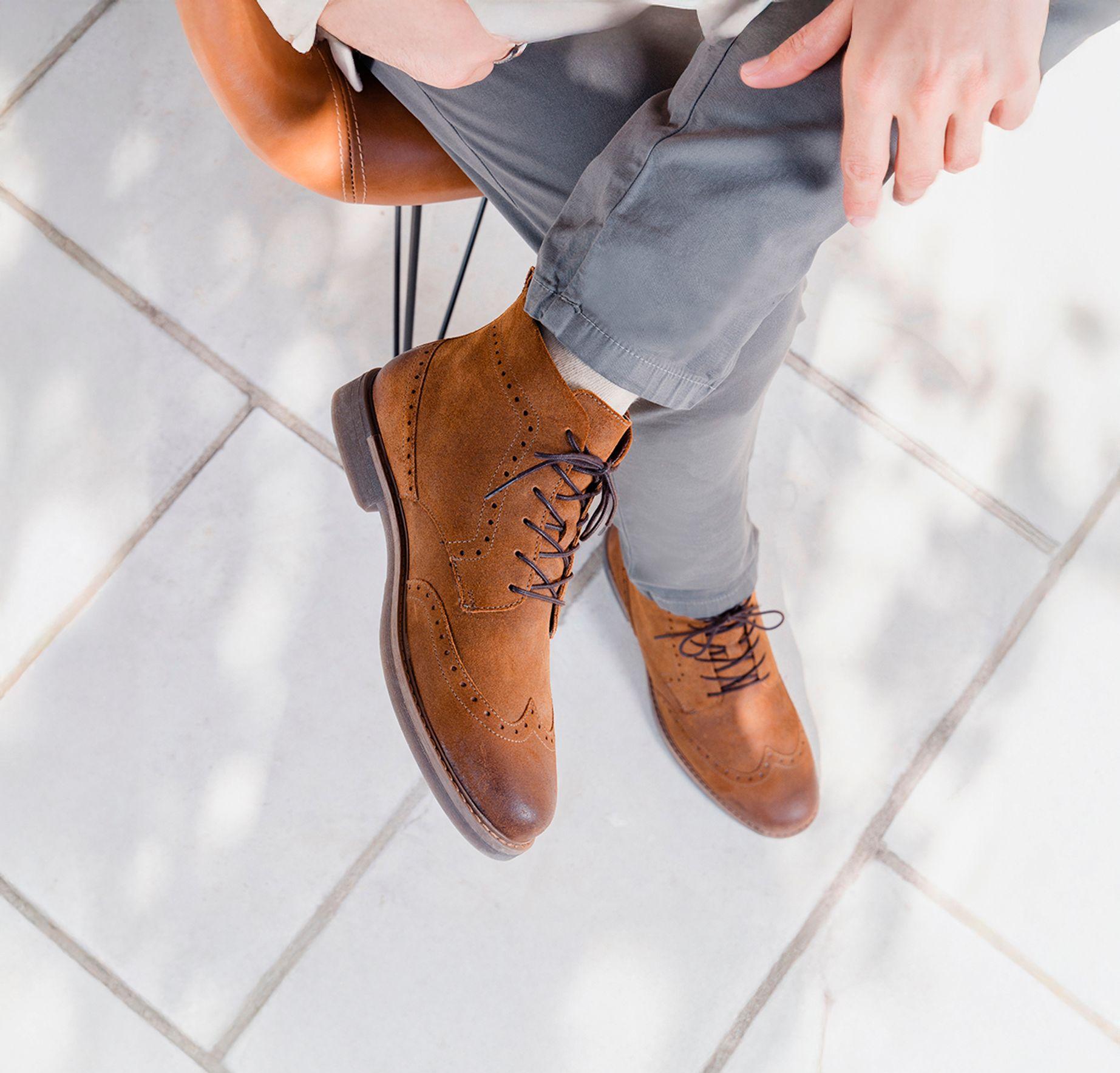 Botin Hombre Dinamo 404612 Camel Flexi-2