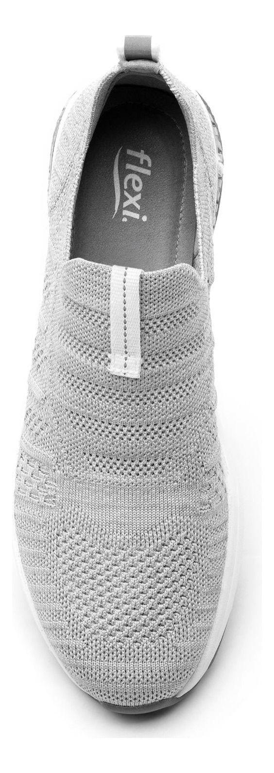 Zapatilla Mujer Casiopea Gris Flexi-4