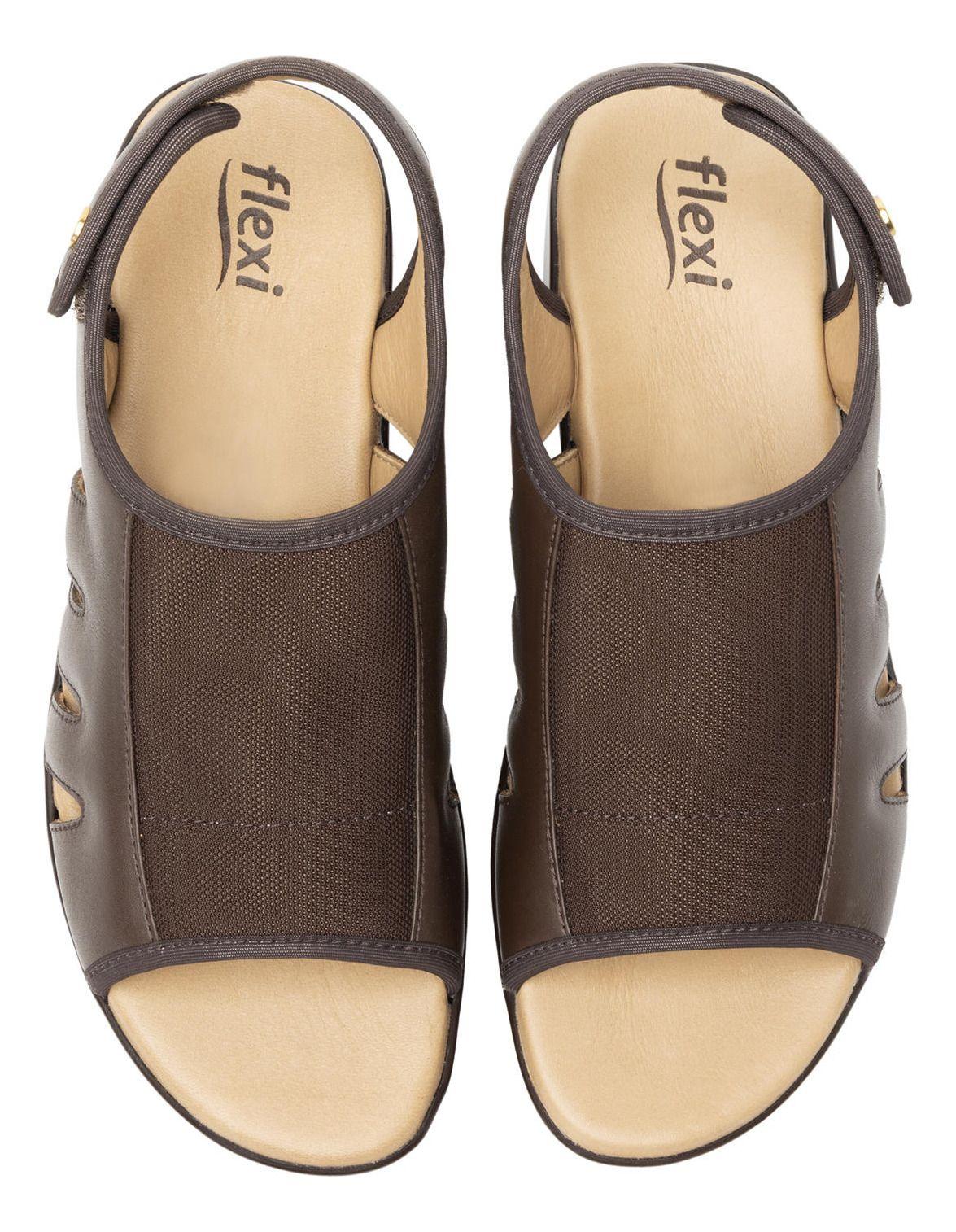 Sandalia Mujer Gaia 34933 Café Flexi-5