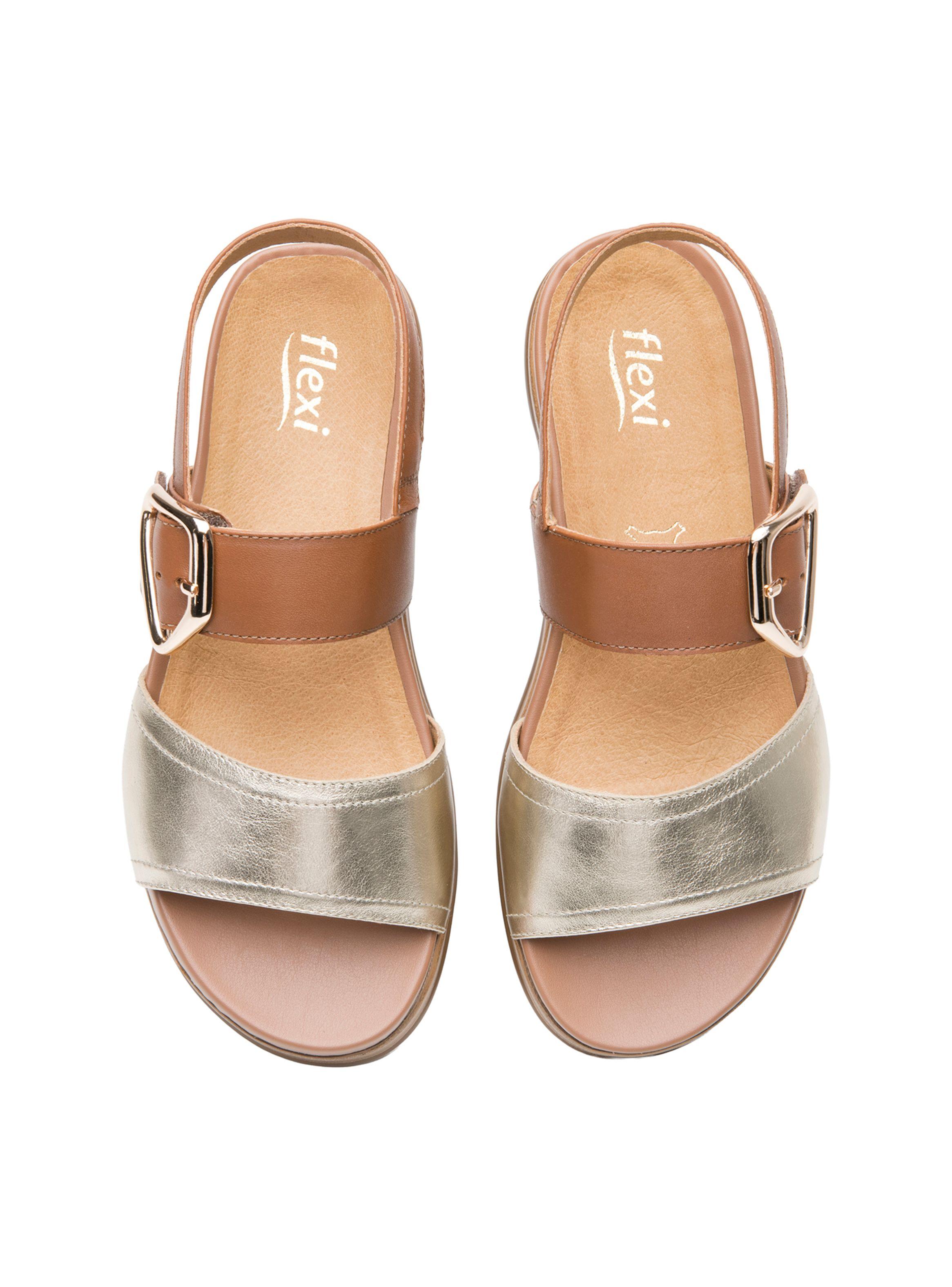 Sandalia Flexi Mujer Debora 140102 Dorada-5